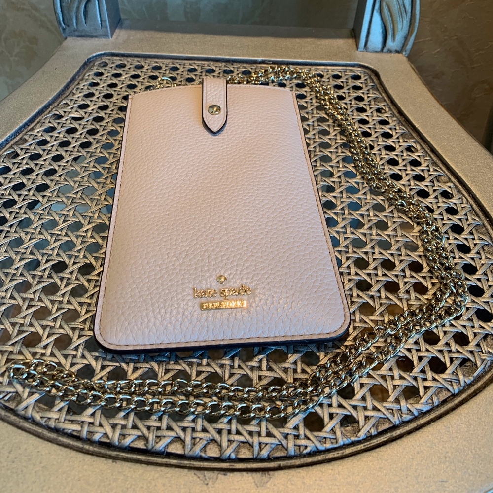Kate Spade Pebbled Leather iPhone Crossbody/Wallet